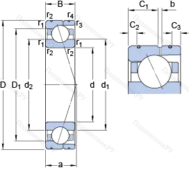 Подшипник 7030 ACD/HCP 4AL в Иванове