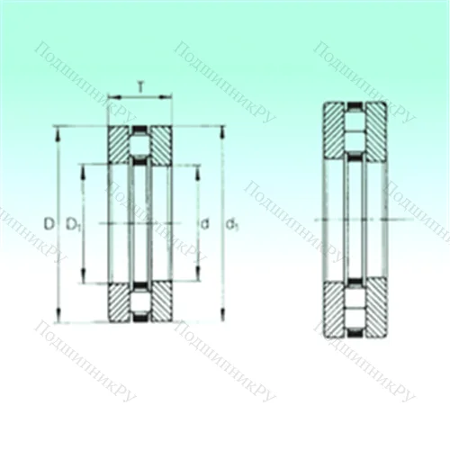 Подшипник роликовый упорный 89324-M от производителя  NBS