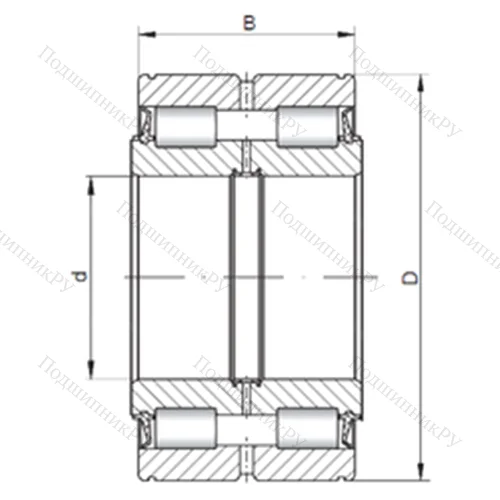 Подшипник роликовый радиальный NNF 5032 XV