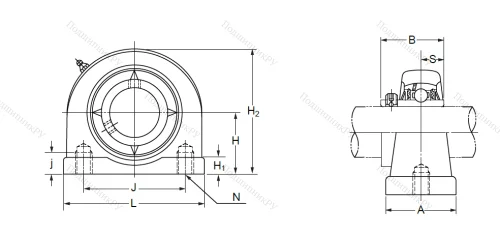 Подшипниковый узел UCPA 208 в Иванове