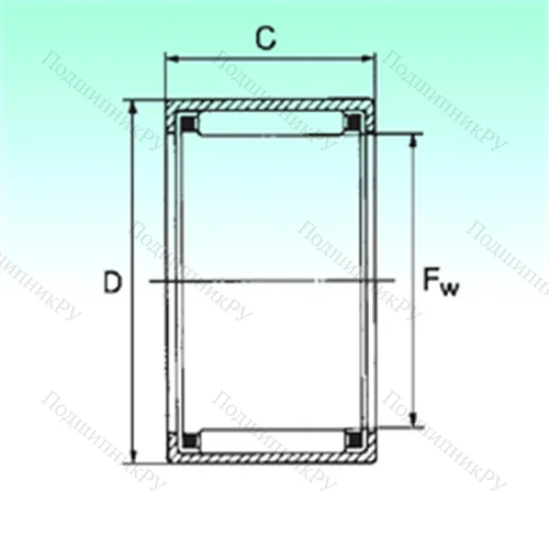 Подшипник игольчатый радиальный HK 0306 TN от производителя  NBS Подшипник игольчатый радиальный HK 0306 TN от производителя  NBS