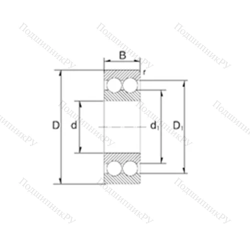 Подшипник шариковый радиально-упорный