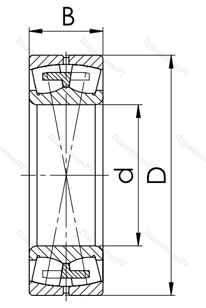 Сферический роликовый подшипник 3003130 AMH (23030 MBW 33) в Иванове