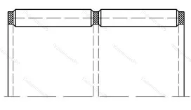 Модификация подшипника 664908Е размер 40x46x32