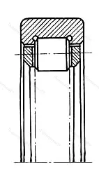 Подшипник  292210 (RNU 210) размер 60,4x90x20