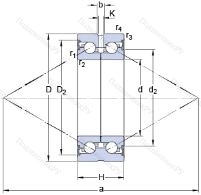 Подшипник BEAS 020052 C-2RSH