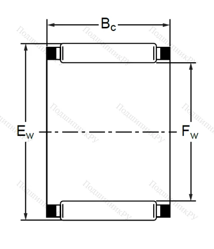 Подшипник K 56x61x33 в Иванове