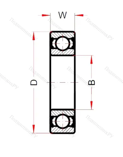 Высокотемпературный подшипник 6206 BHTS ZZ 280° (BECO) от производителя  BECO