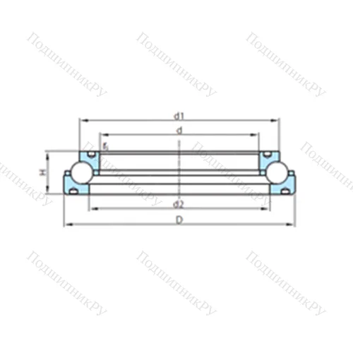 Подшипник шариковый радиально-упорный PSL 212-312