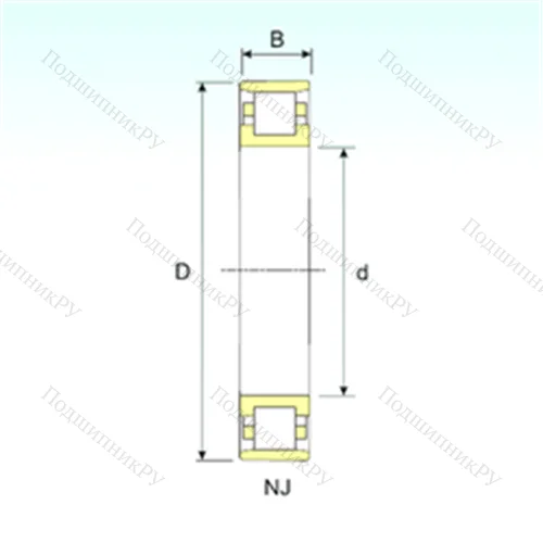 Подшипник роликовый радиальный N 30/670 K от производителя  ISB