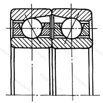 Модификация подшипника 5-366408Е1Ш2 размер 40x110x54 от производителя  ГПЗ-4 Модификация подшипника 5-366408Е1Ш2 размер 40x110x54 от производителя  ГПЗ-4