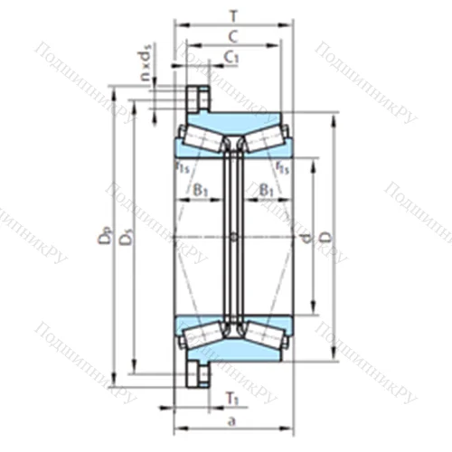 Подшипник роликовый радиально-упорный PSL 69-201