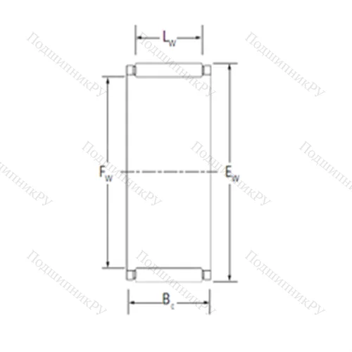 Подшипник игольчатый радиальный K 20X 24X 23SE