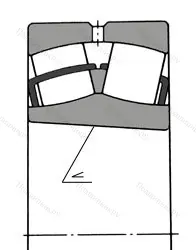 Модификация подшипника 4153728 размер 140x225x85 ГПЗ-34 от производителя  ГПЗ-34