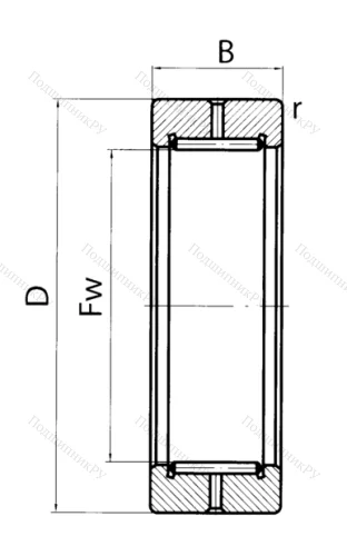 Подшипник RNAV 4003 (4024103 ГОСТ) в Иванове