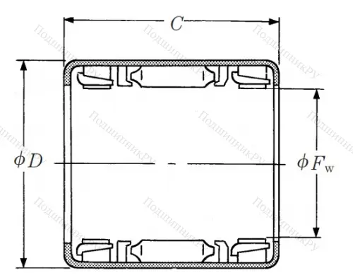 Подшипник обгонной муфты обгонная муфта FCB 20 в Иванове