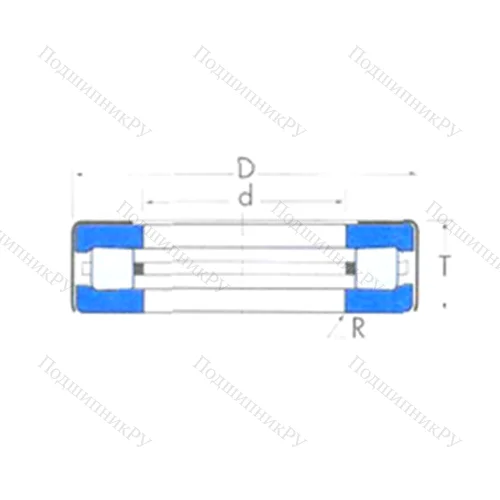 Подшипник роликовый упорный T 126 от производителя  TIMKEN