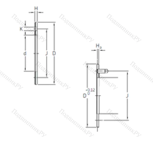 Подшипник скольжения PCMW 386201.5 E от производителя  SKF
