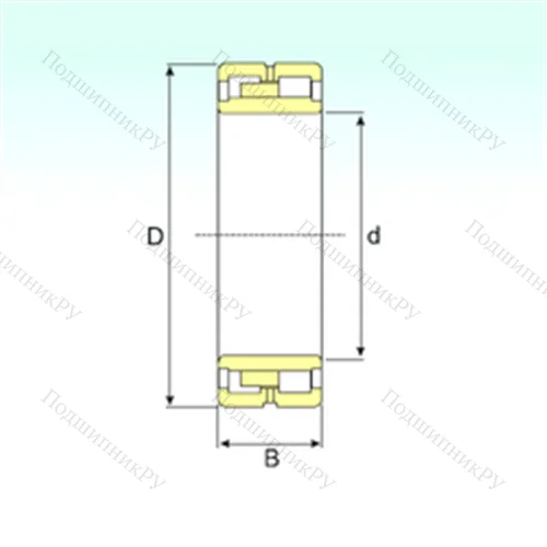 Подшипник роликовый радиальный NNU 41/670 M/W 33 от производителя  ISB