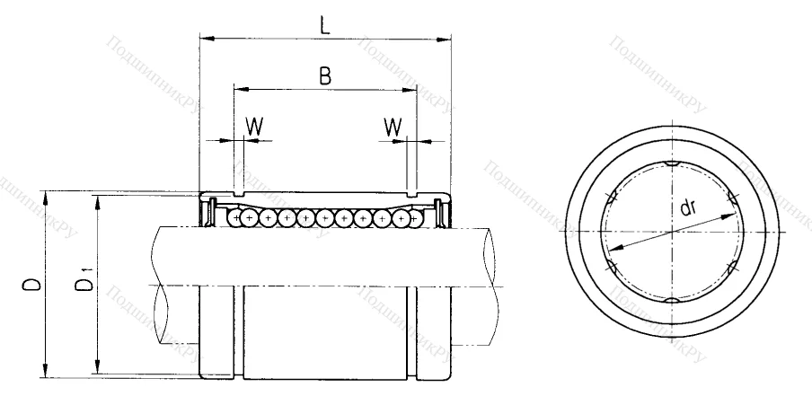 Подшипник LM 06 UU (CX) в Иванове