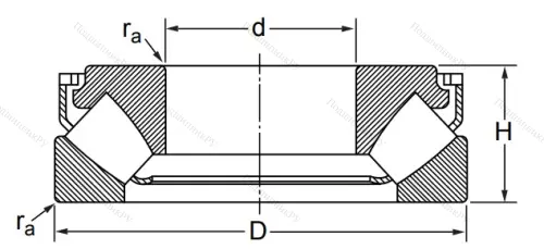 Упорный роликовый подшипник 29415 M (9039415 Л ГОСТ) в Иванове