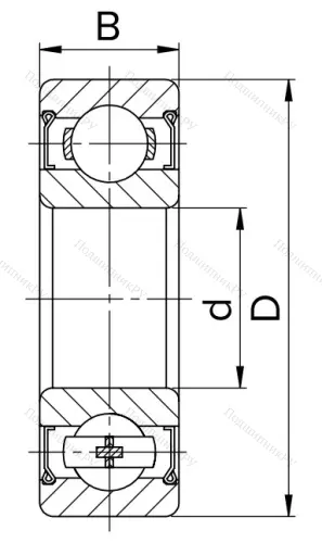 Миниатюрный шариковый подшипник 80023 T (623 ZZT) I0XJO8UCWV в Иванове