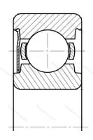 Модификация подшипника 60304АК размер 20x52x15 от производителя  ГПЗ-5