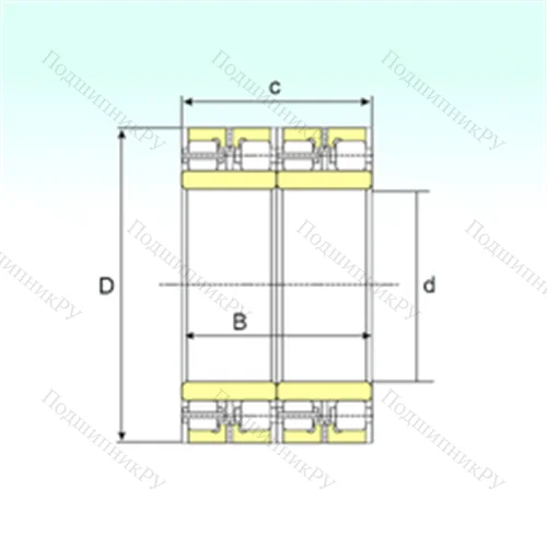 Подшипник роликовый радиальный FCDP 1902721000 от производителя  ISB Подшипник роликовый радиальный FCDP 1902721000 от производителя  ISB