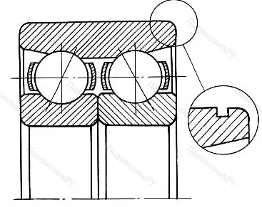 Модификация подшипника 6-156704Е1 размер 20x50x20,6