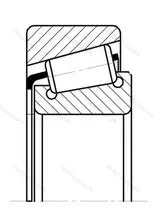 Модификация подшипника 7214 размер 70x125x26,25 ГПЗ-34