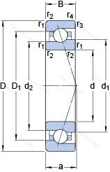 Подшипник 7024 CE/P 4A