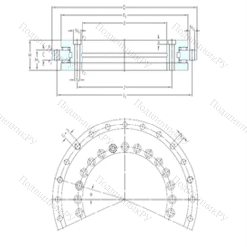 Подшипник роликовый упорно-радиальный NRT 150 A от производителя  SKF
