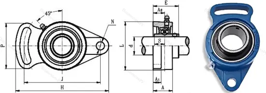 Подшипниковый узел UCFA 213