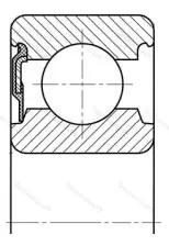 Модификация подшипника 160206 размер 30x62x16 ГПЗ-34