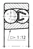 Подшипник  1307K (111307) размер 35x80x21 от производителя  SKF Подшипник  1307K (111307) размер 35x80x21 от производителя  SKF
