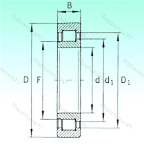 Подшипник роликовый радиальный SL 192314 от производителя  NBS Подшипник роликовый радиальный SL 192314 от производителя  NBS