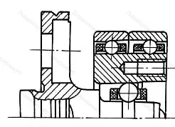 Модификация подшипника 4-306093Е размер 5x14x7,5/17,3