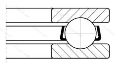 Модификация подшипника 4-8112 размер 60x85x17