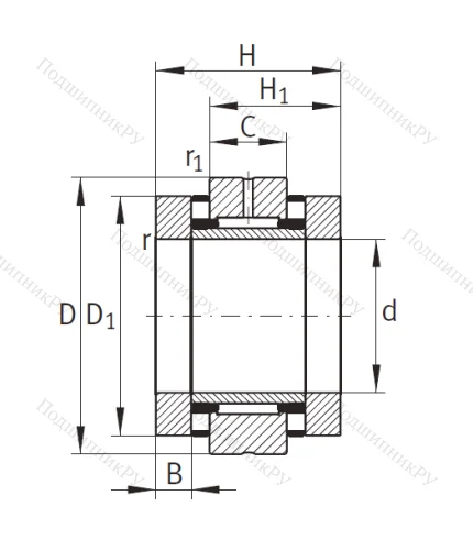 Комбинированный подшипник ZARN 4580 TV A от производителя  INA Комбинированный подшипник ZARN 4580 TV A от производителя  INA
