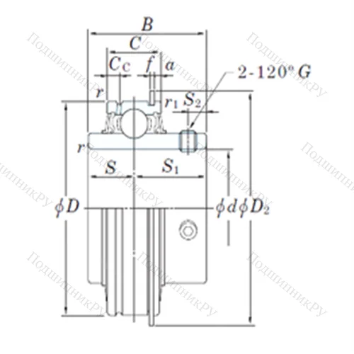 Подшипник шариковый радиальный ER 209-27 от производителя  KOYO