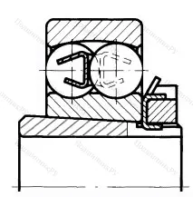 Модификация подшипника 11218ЛК размер 90x180x34 от производителя  ЕПК