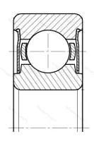 Подшипник 608-2Z/P 4Q 6LHT размер 8x22x7 от производителя  SKF Подшипник 608-2Z/P 4Q 6LHT размер 8x22x7 от производителя  SKF