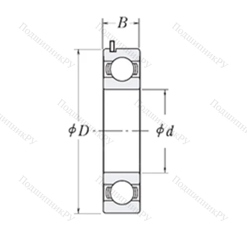 Подшипник шариковый радиальный 83943ACM от производителя  KOYO Подшипник шариковый радиальный 83943ACM от производителя  KOYO