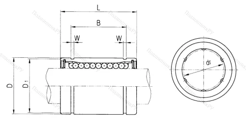 Подшипник LM 25 UU в Иванове