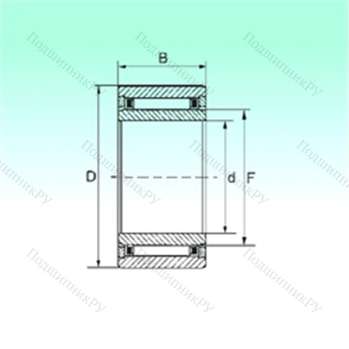 Подшипник игольчатый радиальный NKI 6/16 TN от производителя  NBS