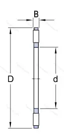 Подшипник  999102 (K 81102TN) размер 15x28x3,5