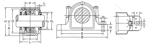 Подшипниковый корпус SNL 507-606 TG (SNK 507-606) в Иванове