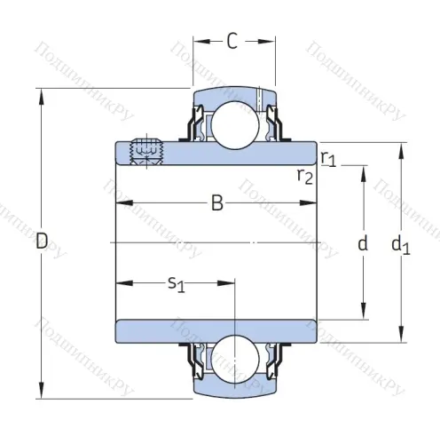 Корпусный подшипник YAR 206-2F в Иванове