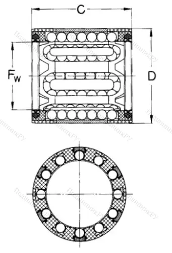 Подшипник LBBR 10-2LS/HV 6 в Иванове