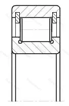 Подшипник U 1309TM размер 45x100x25